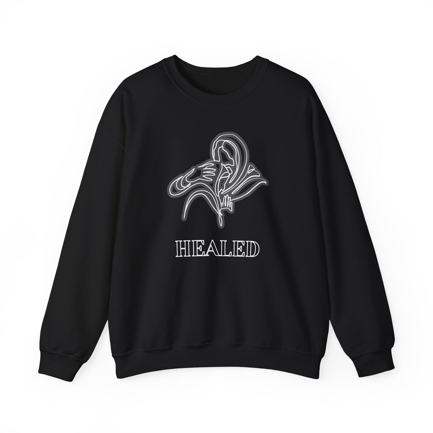 Black Unisex Heavy Blend™ Cozy Crewneck Sweatshirt - Perfect for Relaxation and Everyday Wear