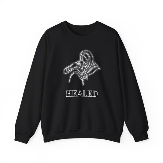 Black Unisex Heavy Blend™ Cozy Crewneck Sweatshirt - Perfect for Relaxation and Everyday Wear