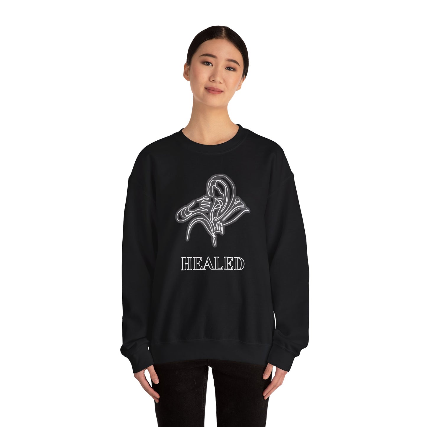 Black Unisex Heavy Blend™ Cozy Crewneck Sweatshirt - Perfect for Relaxation and Everyday Wear