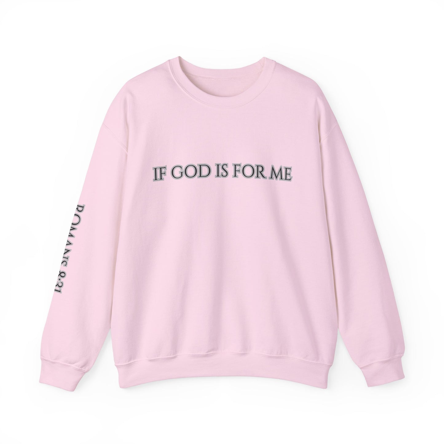 ROMANS 8:31 Unisex Heavy Blend™ Crewneck Sweatshirt