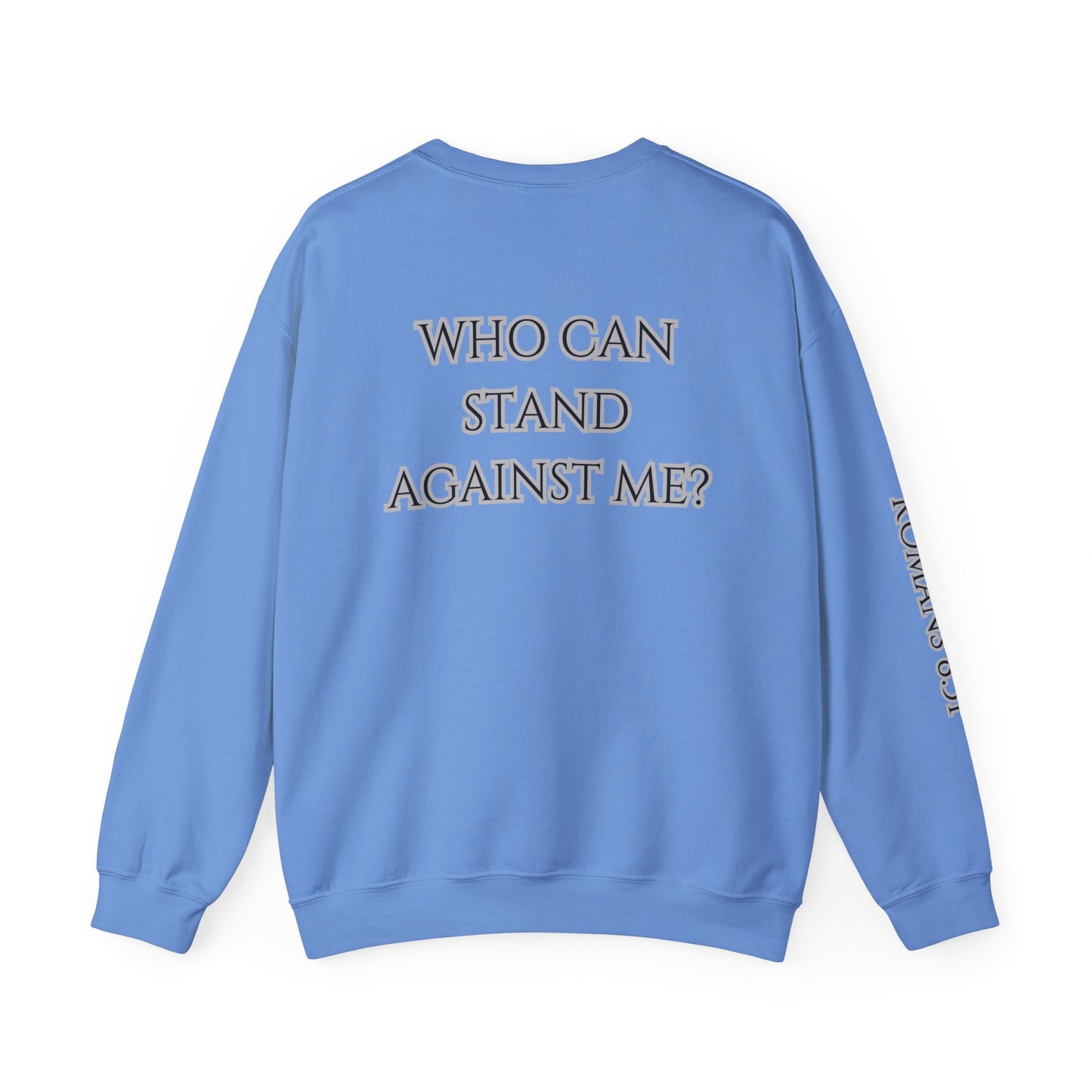 ROMANS 8:31 Unisex Heavy Blend™ Crewneck Sweatshirt