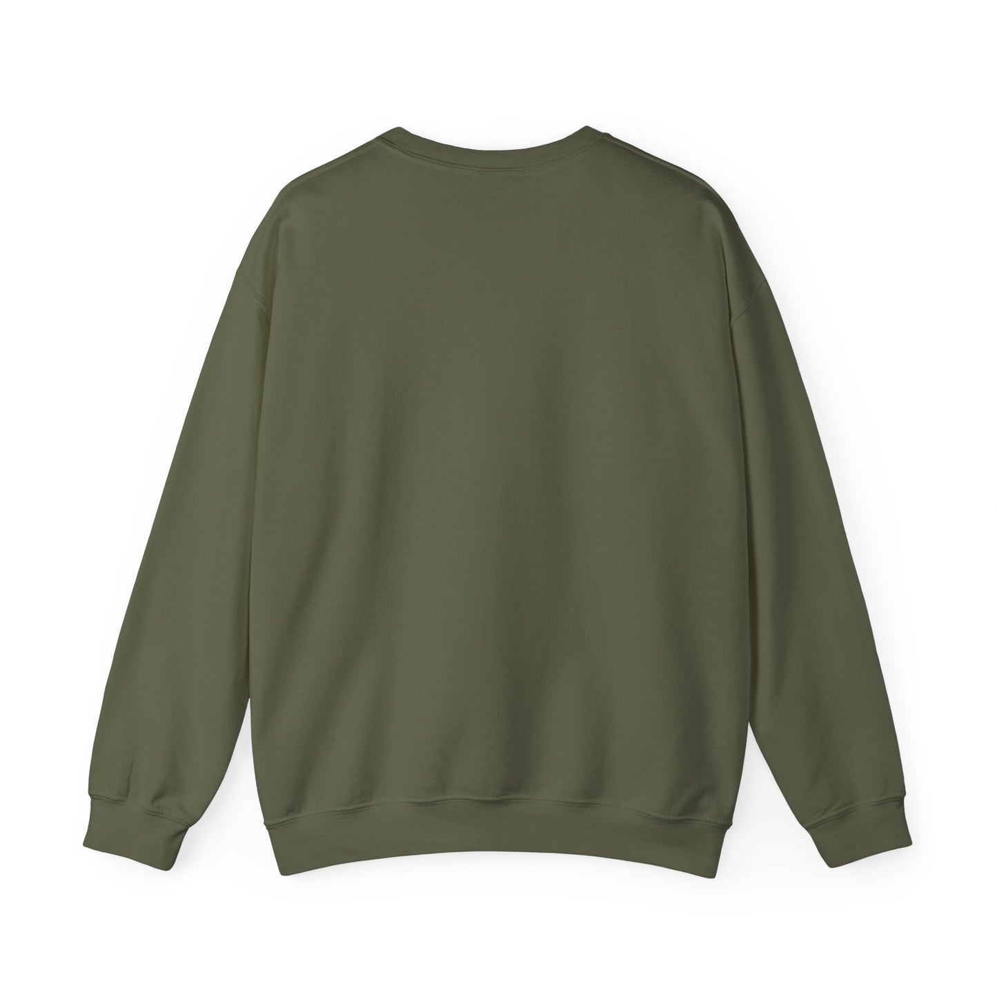 Military Green - God of the Hills & Valleys Unisex Heavy Blend™ Crewneck Sweatshirt