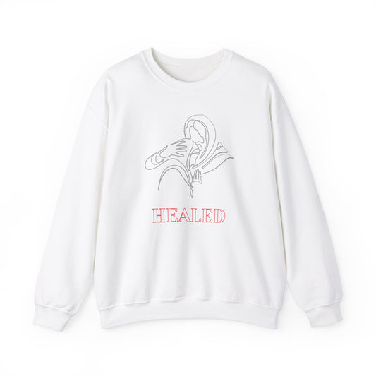 Healed Unisex Heavy Blend™ Crewneck Sweatshirt - Cozy Comfort for Self-Care Days